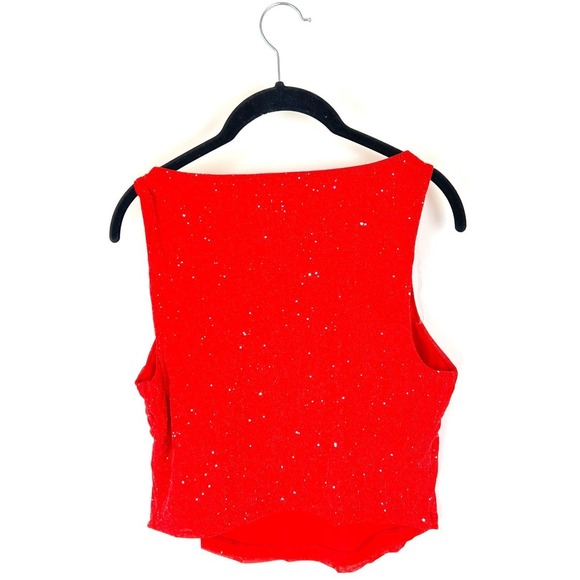 Madden NYC Sparkle Red Top & Pants Women's Glitter Party Casual Size MEDIUM  NWT - Picture 7 of 13